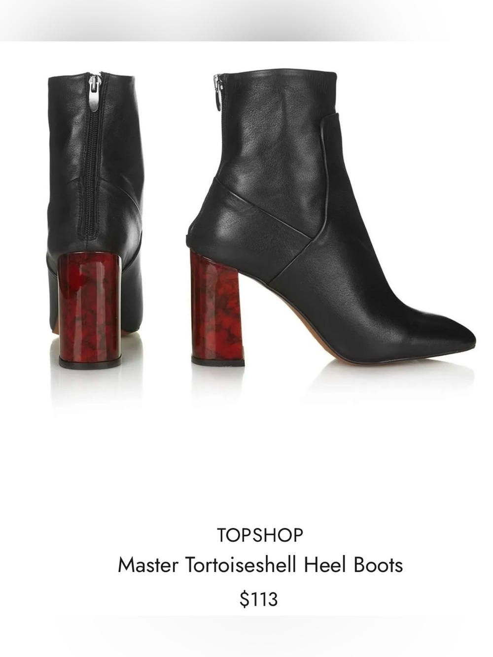 TOPSHOP MASTER ANKLE BOOTS